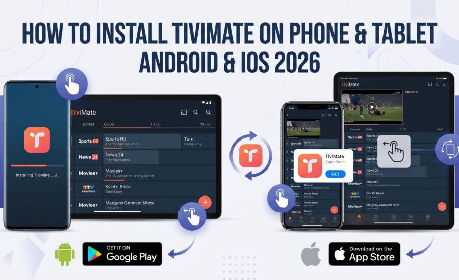 How to Install TiviMate on Phone & Tablet (Android & iOS) 2026