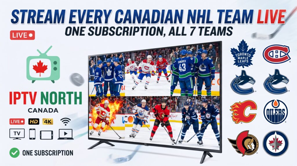Stream Every Canadian NHL Team Live: One Subscription, Every Game