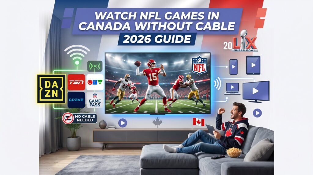 Watch NFL Games in USA Without Cable (2026 Guide)